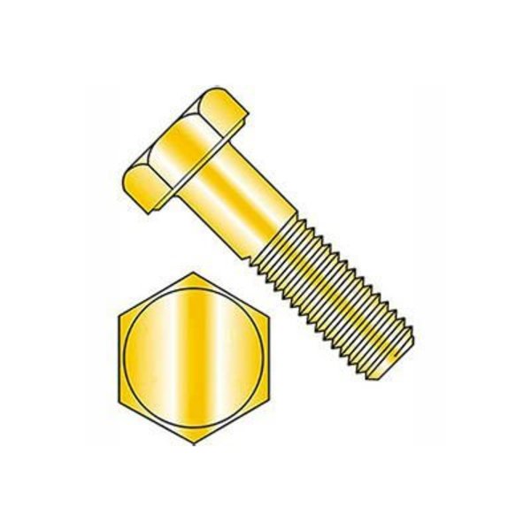 Titan Fasteners Class 10.9, Hex Head Cap Screw, Zinc Yellow Steel AAR14100X